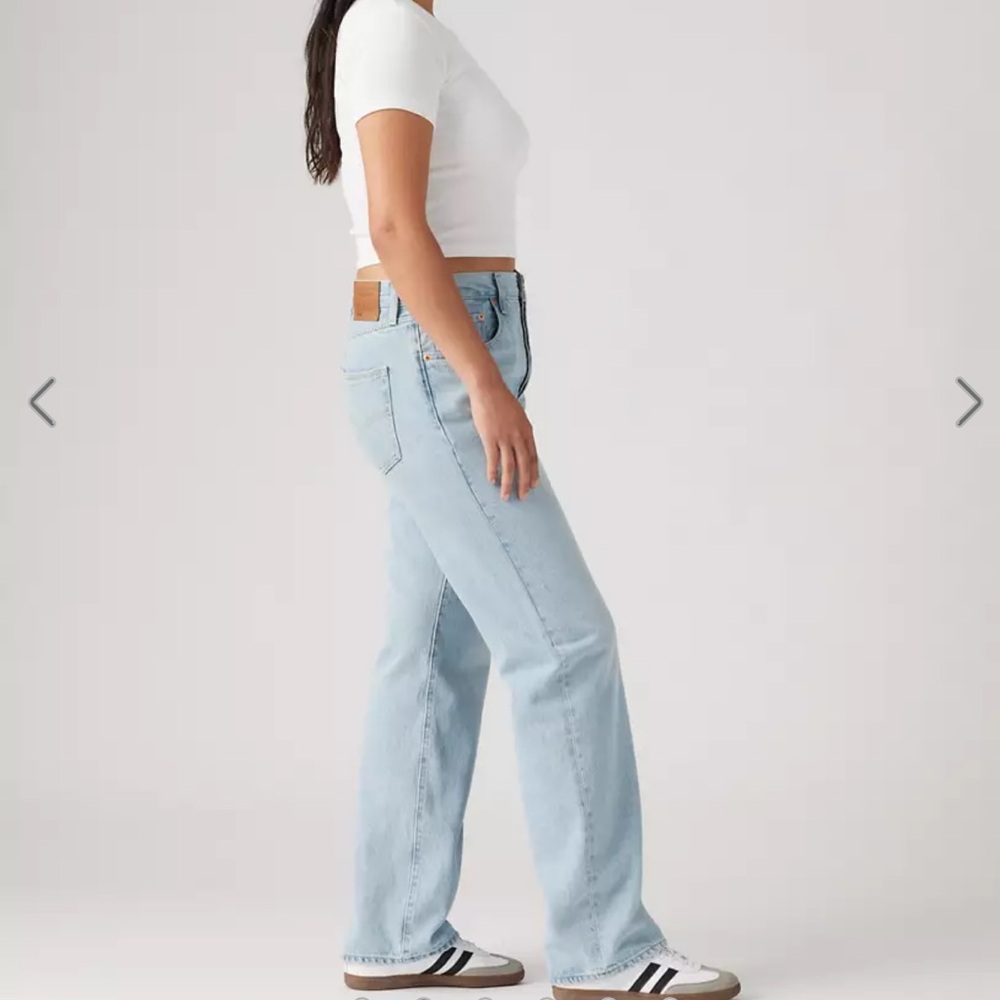 Levi's 501 90's, Capital E, 100% Cotton Light Blue Denim Jeans